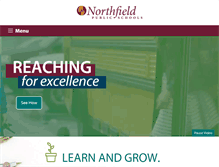 Tablet Screenshot of northfieldschools.org